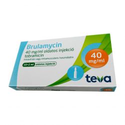 Бруламицин раствор для инъекций 40мг/мл 2мл! (80мг) ампулы №10 в Владикавказе и области фото