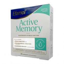 Эфамол Брейн Мемори Актив / Efamol Brain Active Memory капсулы №30 в Владикавказе и области фото