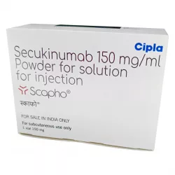Секукинумаб Козэнтикс аналог :: Secukinumab (Scapho) 150мг лиофил. д/р-ра для п/к введ №1