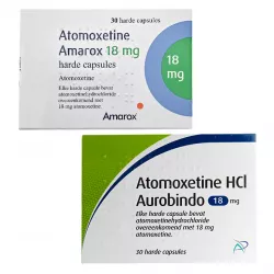 Атомоксетин HCL 18 мг Европа :: Аналог Когниттера :: Aurobindo/Glenmark/Amarox капс. №30