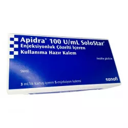 Апидра СолоСтар раствор инсулин 100 ЕД/мл для п/к введения 3 мл №5