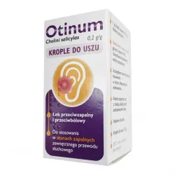 Отинум капли ушные 20% 10г