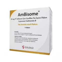 Амбизом (амфотерицин В) Ambisome порошок для инъекций 50мг 1шт