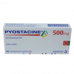 Пиостацин (Пристинамицин) таблетки 500мг №16 в Владикавказе и области фото